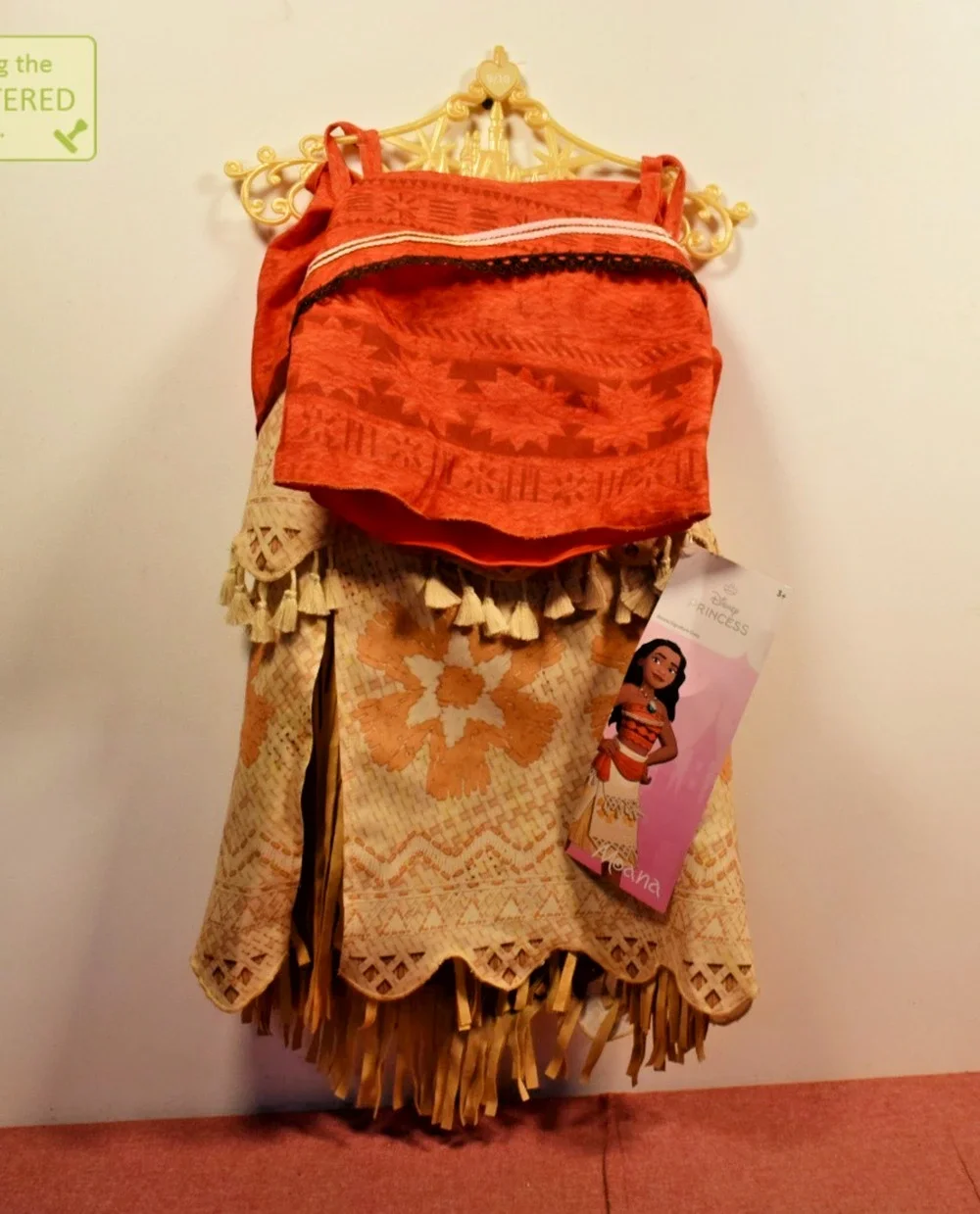 Disney Princess Moana Classic Girls Costume Dress 9-10